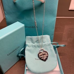 Tiffany & co. RTT heart and arrow necklace.